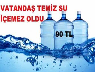 TEHLİKE İŞARETİ BUNLAR.. 45 LİRA OLAN DAMACANA SU, 90 LİRA OLDU.. VE MUTFAKLARI ZAM YAĞMURU VURDU