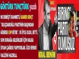 NE DEMİŞTİ RAHMETLİ KAMER GENÇ? 