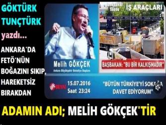 ANKARA'DA FETÖ'NÜN ÜMÜĞÜNÜ SIKAN ADAMIN ADI; MELİH GÖKÇEK'TİR. Ve GÖKÇEK YENİDEN ADAY OLMAYI DÜŞÜNÜRYOR MU?