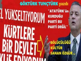 CHP; ARTIK, “ATATÜRK’ün PARTİSİ” DEĞİL, “EKREM’in PARTİSİ” OLMUŞTUR. BÖLÜCÜ AĞIZLI, GAFİL ÖZGÜR ve EKİBİ, “KÜRT RAPORU” HAZIRLAMAK İÇİN SAHAYA İNİYOR. SAVCILAR GÖREVE.. 