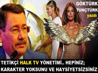 TETİKÇİ HALK TV, ALAYINIZ KARAKTER YOKSUNU, HAYSİYETSİZSİNİZ. RTÜK, ISRARLA GÖREVE.. 