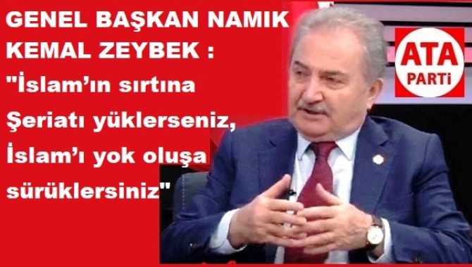 ATA PARTİ GENEL BAŞKANI NAMIK KEMAL ZEYBEK’ten FLAŞ TESPİT : “SANTA MARİA KİLİSESİNDE; İŞİD, ŞERİAT KATLİAMI YAPMIŞTIR”