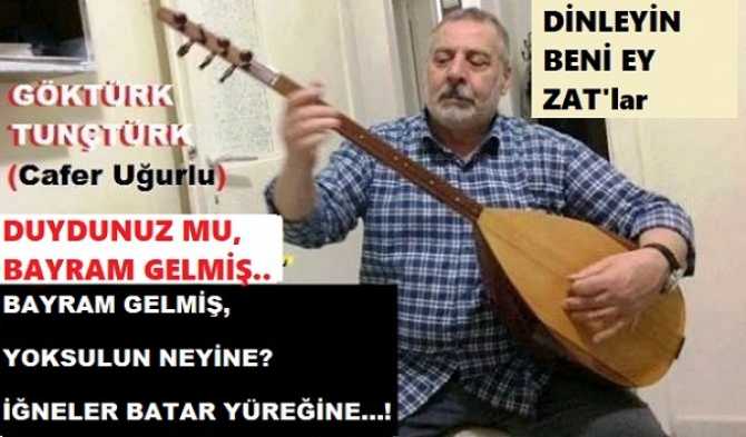 BAYRAM GELMİŞ, YOKSULUN NEYİNE? İĞNELER BATAR YÜREĞİNE.. SİTEM EDER, YÜCE DEVLETİNE.. İSTESE DE; GİDEMEZ Kİ MEMLEKETİNE..