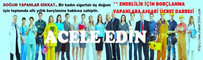 EMEKLİLİK BORÇLANMASI YAPACAKLAR DİKKAT.. ACELE EDİN