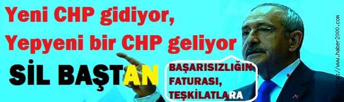 KURULTAYDA, 'YENİ CHP' gidecek, YEPYENİ BİR CHP GELECEK. PARTİ PROGRAMI YENİDEN YAZILACAK, MERKEZ YAPI KÜÇÜLTÜLECEK