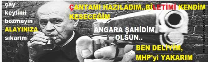 MHP’de SON DURUM. ÇANTASI HAZIR, BİLETİNİ KENDİSİ KESECEK. DELEGE İMZALARINA GEREK YOK, MHP’yi OLAĞANÜSTÜ KONGREYE ‘ADAYIM’ DEYİP, KENDİSİ GÖTÜRECEK. 