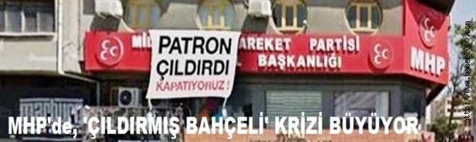 PATRON ÇILDIRDI KAPATIYORUZ.. BİRİLERİ, ARTIK BAHÇELİ'yi PSİKOLOĞA GÖTÜRSÜN. 3 İL TEŞKİLATI DAHA KAPATILDI  