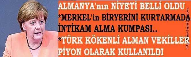 ALMANYA'nın SÖZDE SOYKIRIM NİYETİ BELLİ OLDU.. MERKEL'in, BİRYERİNİ KURTARMADA İNTİKAM ALMA KUMPASI..TÜRK KÖKENLİ ALMAN VEKİLLER PİYON OLARAK KULLANILDI