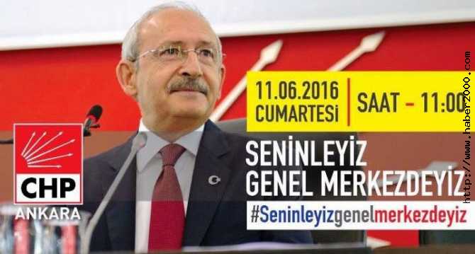 KILIÇDAROĞLU'na DESTEK İÇİN 81 İLDEN, YARIN ANKARA'ya CHP'li AKINI VAR.