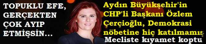 AYDIN BÜYÜKŞEHİR'in CHP'li BAŞKANI ÇERÇİOĞLU, BÖLGESİNDE Kİ 'DEMOKRASİ NÖBETLERİNE' HİÇ KATILMAMIŞ.. MECLİS ÜYELERİ HESAP SORDULAR