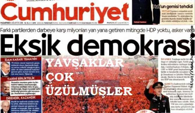 ULAN SİZİN YAPTIĞINIZ GAZETECİLİĞİN TAA ANASINI.. ADINIZ CUMHURİYET, KENDİNİZ FAHİŞESİNİZ