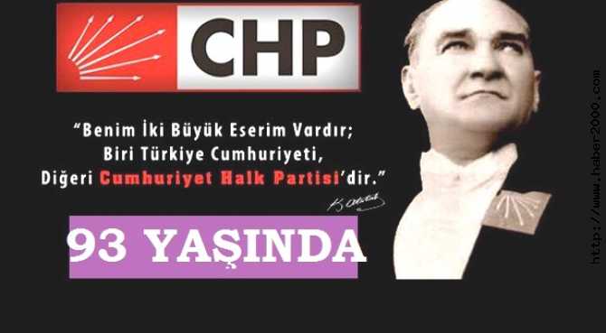 TÜRKİYE'nin İLK SİYASİ PARTİSİ, ATATÜRK'ün EMANET ESERİ CHP 93 YAŞINDA.. NİCE YILLARA