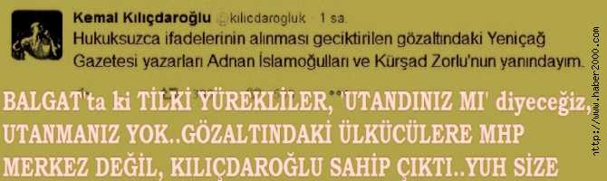 BALGAT'ta ki TİLKİ YÜREKLİLER.. 'UTANDINIZMI' diyeceğiz, SİZİN UTANMANIZ YOK. GÖZALTINDAKİ ÜLKÜCÜLERE MHP MERKEZ DEĞİL, KILIÇDAROĞLU SAHİP ÇIKTI