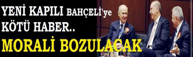 ÜLKÜCÜLERİN GÖZALTINA ALINMASINA SEVİNEN BAHÇELİ ve YALAKA EKİBİNE KÖTÜ HABER.. MORALLERİ ÇOK BOZULACAK