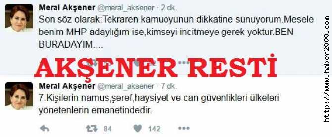 HABER SİTEMİZ SABAH ÇAĞRI YAPMIŞTI VE AKŞENER'DE RESTİ ÇEKTİ : 'MESELE BENSEM, KİMSEYİ İNCİTMEYİN, BEN BURADAYIM, ALACAKSANIZ GELİN ALIN'