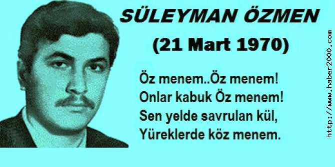 TRT'DE Kİ; ‘SEVDA KUŞUN KANADINDA’ DİZİSİNDE BU AKŞAM, ÜLKÜCÜ ŞEHİT ‘SÜLEYMAN ÖZMEN’ ANILACAK