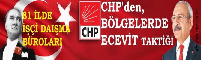 CHP, İKTİDARA GELMEK İÇİN BÖLGELEREDE 'ECEVİT TAKTİĞİ'Nİ KULLANACAK