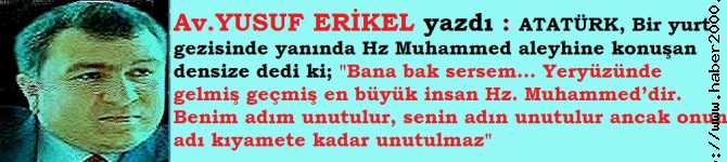 Av. YUSUF ERİKEL yazdı : 
