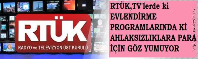 RTÜK, TV'lerde ki EVLENDİRME REZALETLERİNE PARA İÇİN GÖZ YUMUYOR. VATANDAŞ İSYANDA