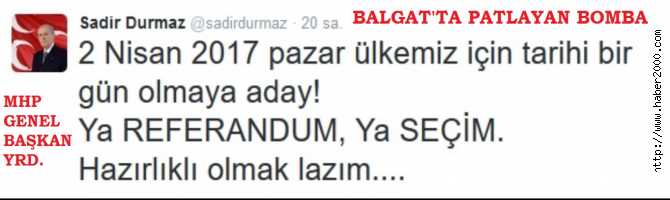 MHP GENEL MERKEZİNDE BOMBA PATLADI.. 2 NİSAN’da; YA REFERANDUM, YA ERKEN SEÇİM