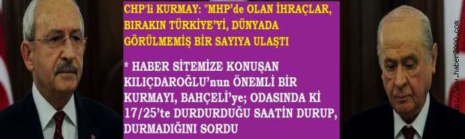 HABER SİTEMİZE KONUŞAN KILIÇDAROĞLU’nun GÖZDE KURMAYI, BAHÇELİ’ye; ODASINDA Kİ 17/25’te DURDURDUĞU SAATİN DURUP, DURMADIĞI ile BİRÇOK SORUYU SORDU.. CHP, HER YERE “HAYIR EVİ” KURACAK