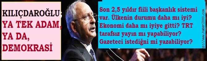 KILIÇDAROĞLU : 