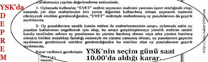 YSK'da DEPREM ..YASA TANIMAYAN BAŞKANA KARŞI ALINAN KARAR KAYBOLDU.. YSK İKİYE BÖLÜNDÜ