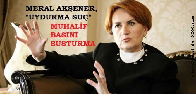 MERAL AKŞENER : UYDURMA SUÇLA, SÖZCÜ GAZETESİNE OPERASYON YAPTILAR