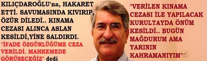 YANDAŞ MEDYA SAYFALARINDA KILIÇDAROĞLU'na HAKARET EDEN DURMUŞ FİKRİ SAĞLAR; DİSİPLİN SAVUNMASINDA KIVIRIP, ÖZÜR DİLEDİ AMA KINAMA CEZASI ALINCA YİNE KIVIRIP SAYDIRDI