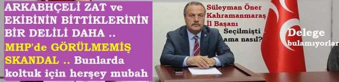 MHP'de GÖRÜLMEMİŞ SKANDAL .. ARKABAHÇELİ ZAT, BAKIN NASIL İRADE HIRSIZLIĞI YAPTI?