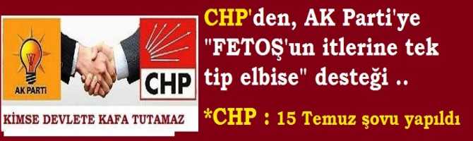 CHP'den, AKP'ye; FETOŞ'un TUTUKLU İTLERİNE 