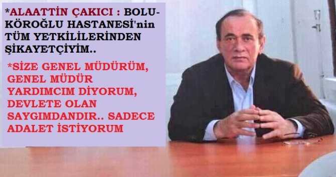 ALAATTİN ÇAKICI'YA KUMPASLAR BİTMİYOR.. PKK'LI AHMET TÜRK'E, İNSAN VE HASTA HAKLARI, ÇAKICI'YA ZULÜM TAKTİKLERİ