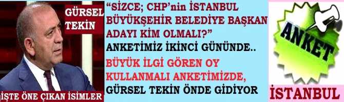 “SİZCE; CHP’nin İSTANBUL BÜYÜKŞEHİR BELEDİYE BAŞKAN ADAYI KİM OLMALI?” ANKETİMİZ İKİNCİ GÜNÜNDE. İŞTE ÖNE ÇIKAN İSİMLER