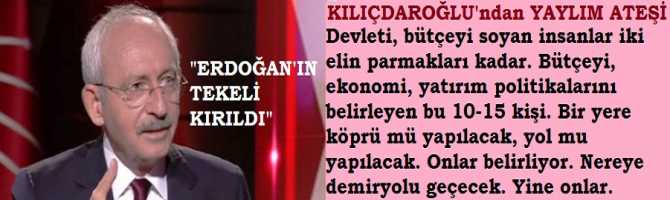 KILIÇDAROĞLU : 