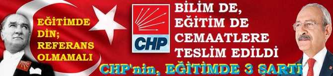 CHP'nin EĞİTİM RAPORU : 