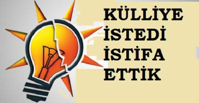 AKP'DE 3 İL BAŞKANI İSTİFA ETTİ