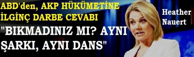 ABD'den; AKP İKTİDARINA, REZA ZARRAB CEVABI : 