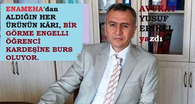 MİLYONLARCA GÖRME ENGELLİ ÖĞRENCİYE BURS OLAN ENAMEHA; İSLAM TOHUMU EKME PROJESİDİR