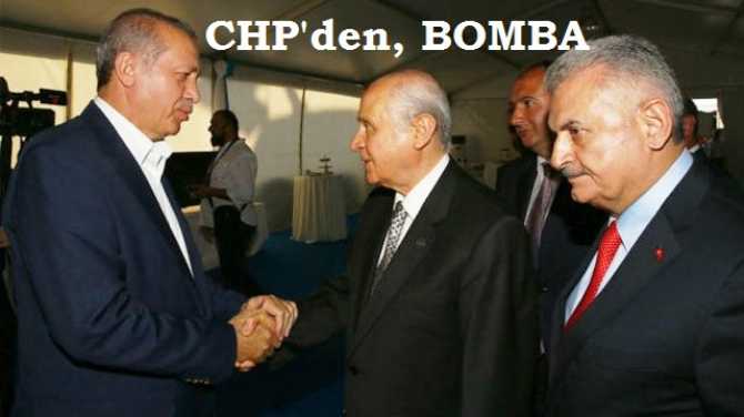 CHP'DEN BOMBA GÖNDERME . 