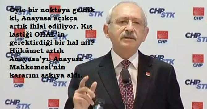 KILIÇDAROĞLU . 