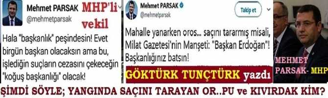 ŞİMDİ SORUYORUZ; “MAHALLE YANARKEN, SAÇINI TARAYAN SİYASİ OR..PULAR KİMLER? AKP ve MHP’nin İTTİFAK HEYETİ; ERDOĞAN’ın KONULACAĞI CEZAEVİ’ni ve BAŞKANI OLACAĞI KOĞUŞU MU BELİRLEYECEK?