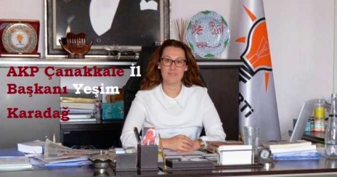 AKP'NİN ÇANAKKALE KADIN İL BAŞKANI, SİTEM EDEREK İSTİFA ETTİ