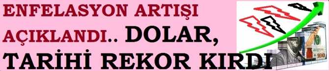 SEÇİM PAKETİ PATLADI ..ENFLASYON ARTIŞI AÇIKLANDI, DOLAR TARİHİ REKOR KIRDI