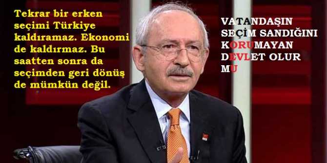 KILIÇDAROĞLU : 