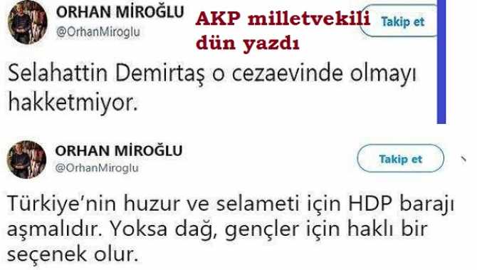 AKP'DE DEPREM.. AKP MİLLETVEKİLİ DİYOR Kİ : 