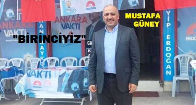 AK PARTİ’Lİ MUSTAFA GÜNEY : “MUHALEFET HAYAL VAAT EDİYOR. BİZ; ANKARA’DA DA, TÜRKİYE’DE DE BİRİNCİ PARTİYİZ”