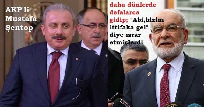 BİR AKP KLASİĞİ DAHA .. AKP, DÜNE KADAR KARAMOLLAOĞLU'na DEFALARCA 