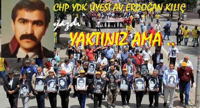 CHP, YDK ÜYESİ AV. ERDOĞAN KILIÇ'TAN 