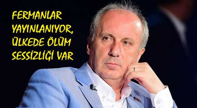 İSYAN EDEN MUHARREM İNCE, TARİHÇİLERİ GÖREVE ÇAĞIRDI