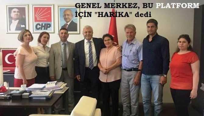 MİLLETVEKİLİ ADAY ADAYLARININ KURDUĞU; “CHP’li DÜŞÜNCE VE EYLEM PLATFORMU”ndan, CHP GENEL MERKEZİNE ZİYARET